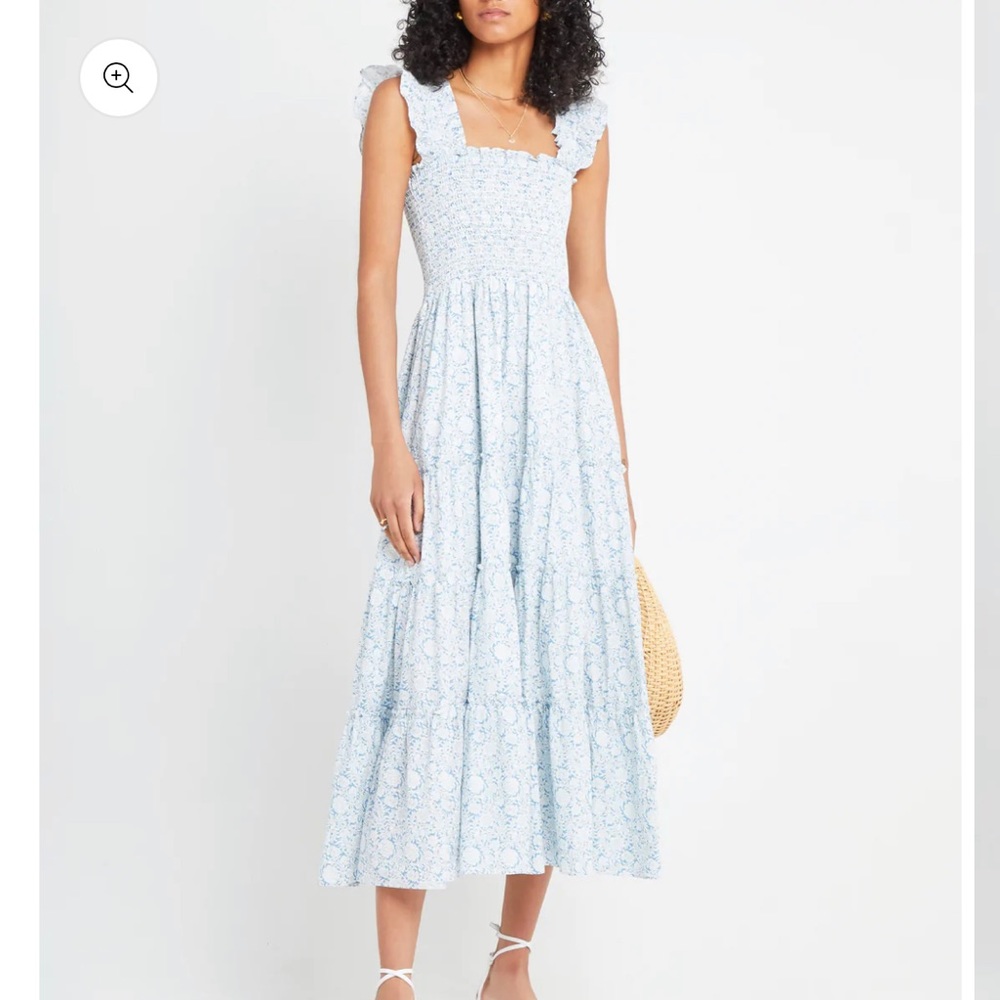 Few Moda Kourt blue and white nap dress